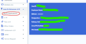 hrms- pf withdrawal new application